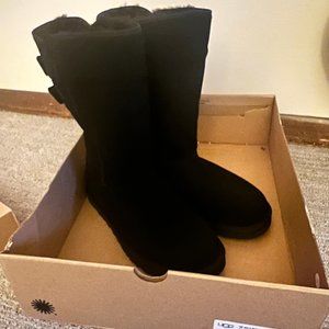 Ugg Womens Allegra Boots Black NWT Size 9